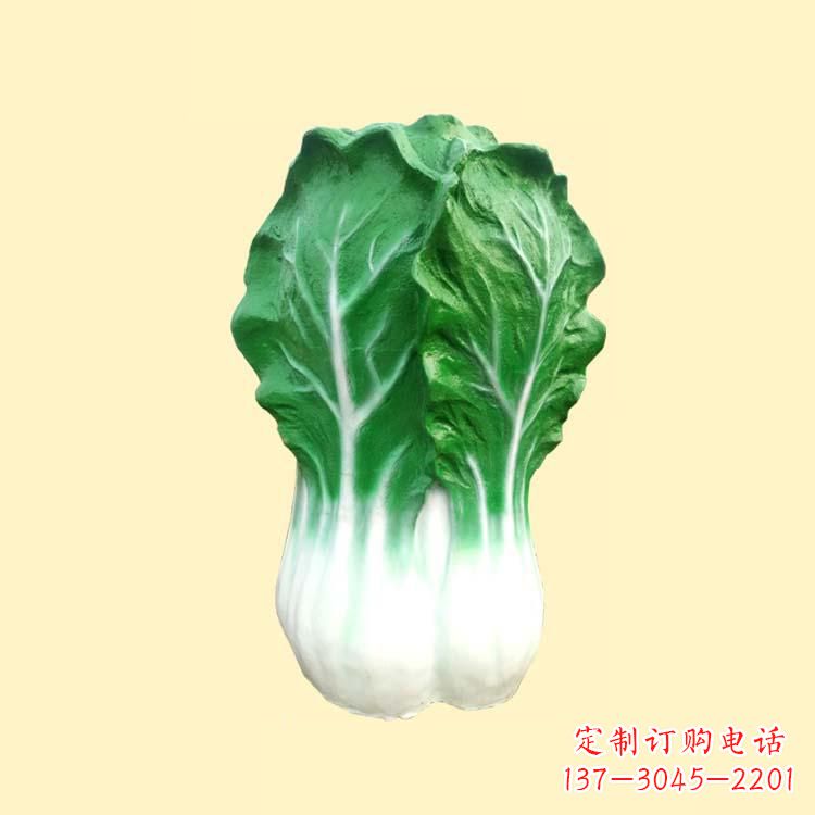 丽水白菜卡通雕塑