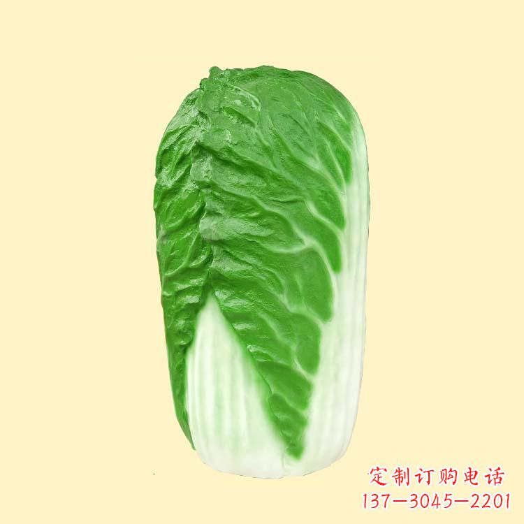 丽水玻璃钢大白菜雕塑