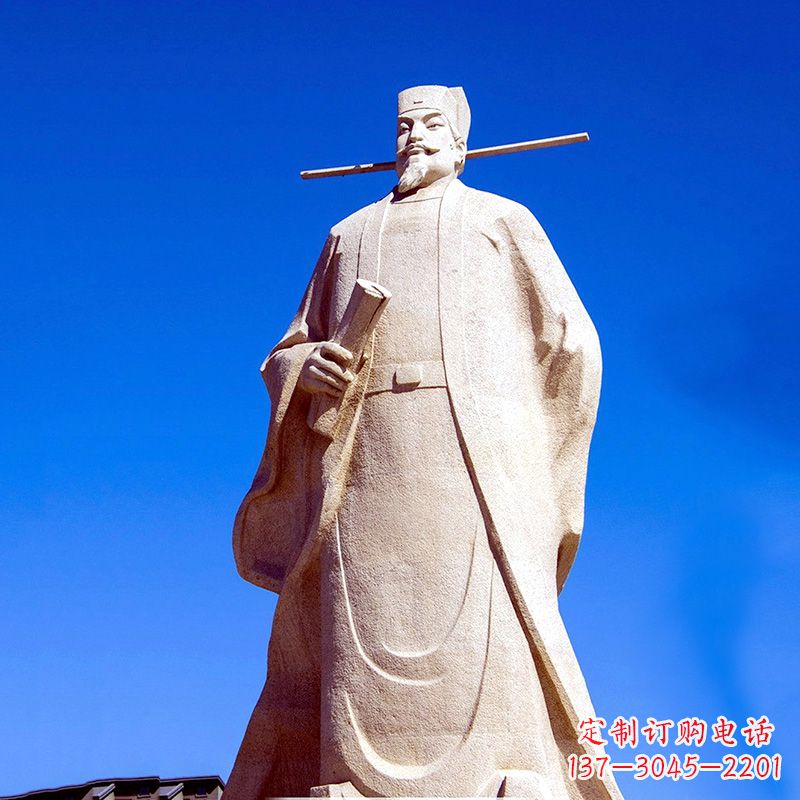 丽水欧阳修雕像中国历史文化的缩影