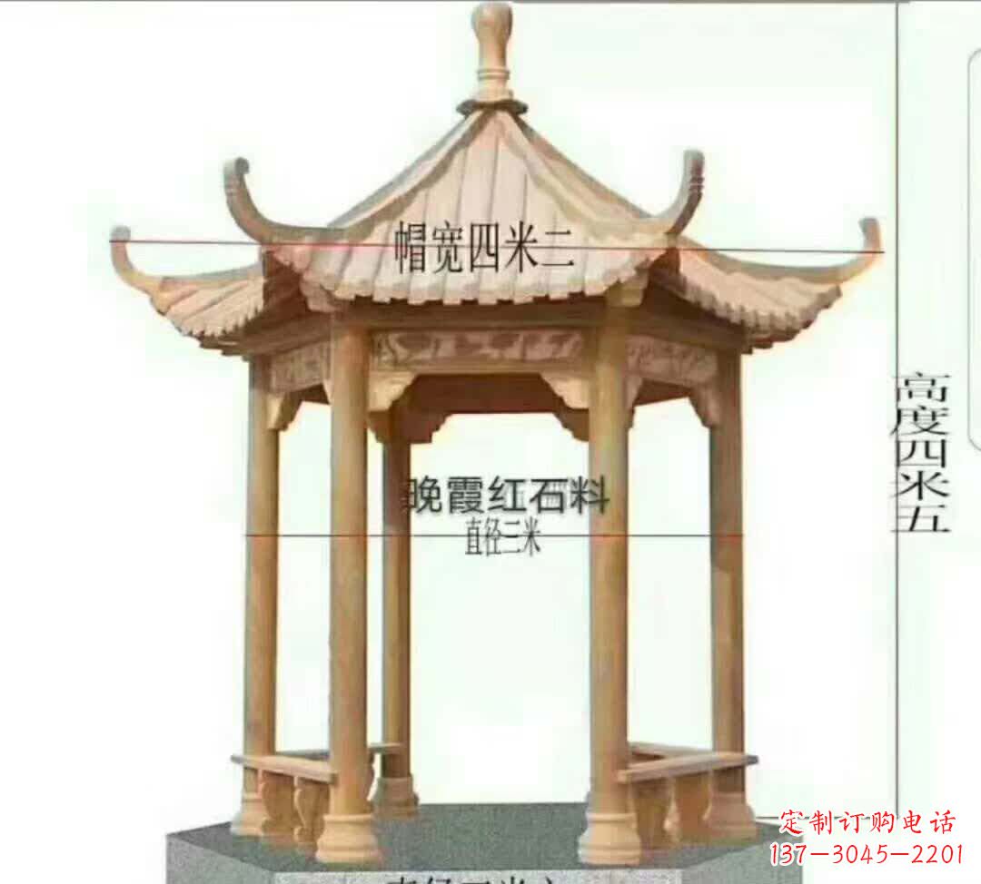 丽水藏于凉亭的石雕之美