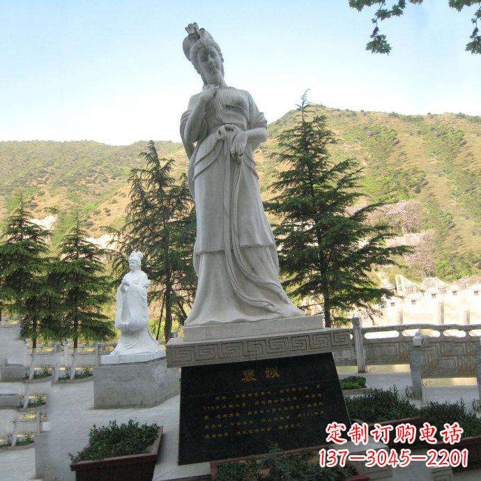 丽水褒姒雕像-中国古代知名美女“烽火戏诸侯”相关人物雕塑