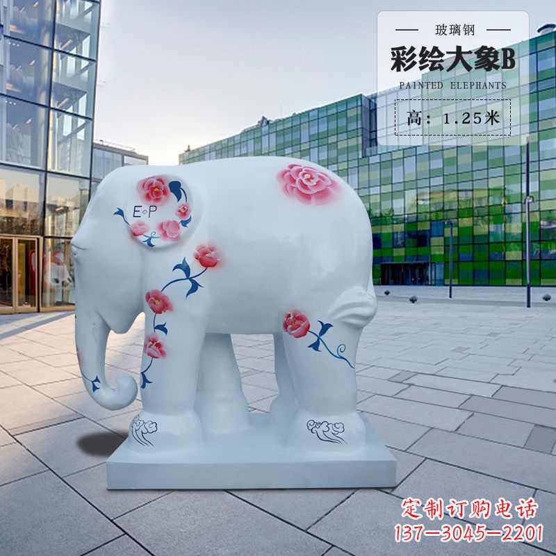 丽水玻璃钢大象雕塑——传承古老文明的象征