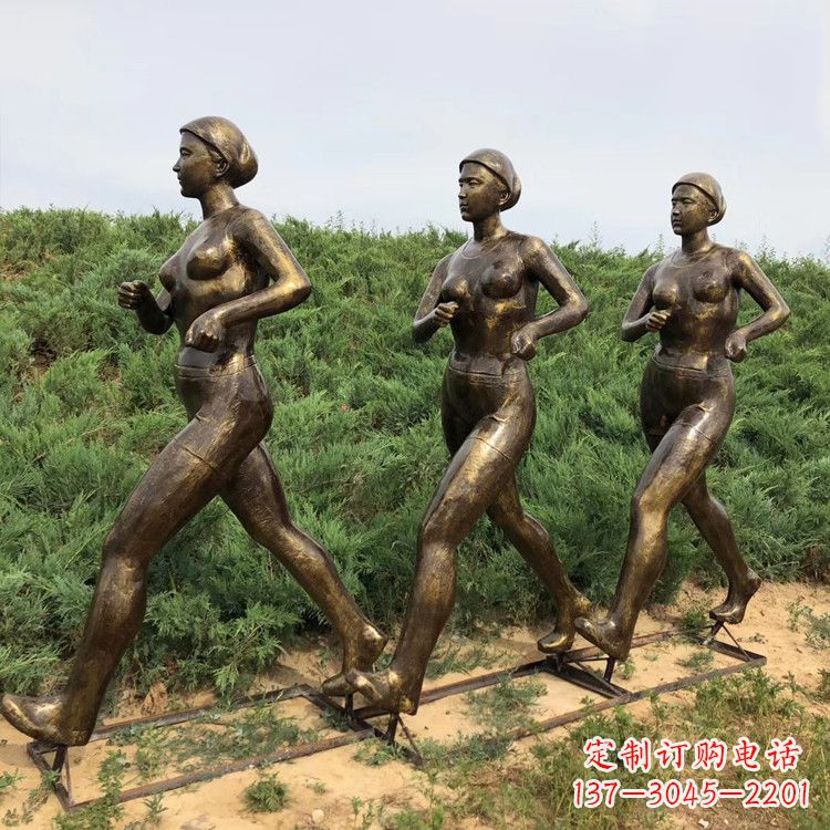 丽水玻璃钢仿铜女人雕塑精致细腻的艺术品