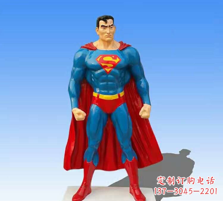 丽水玻璃钢仿真超人