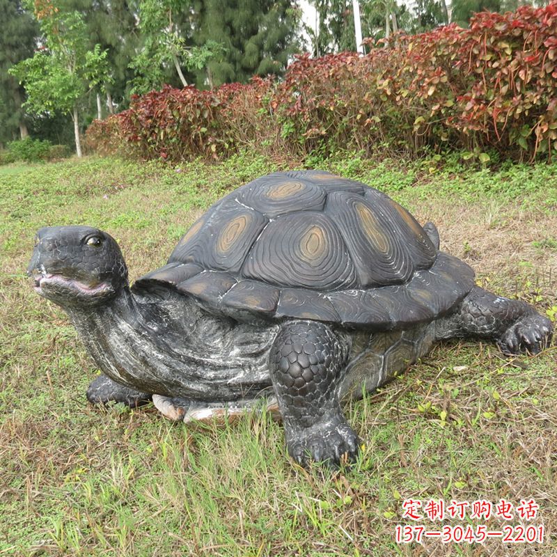 丽水玻璃钢乌龟雕塑传承古老文化