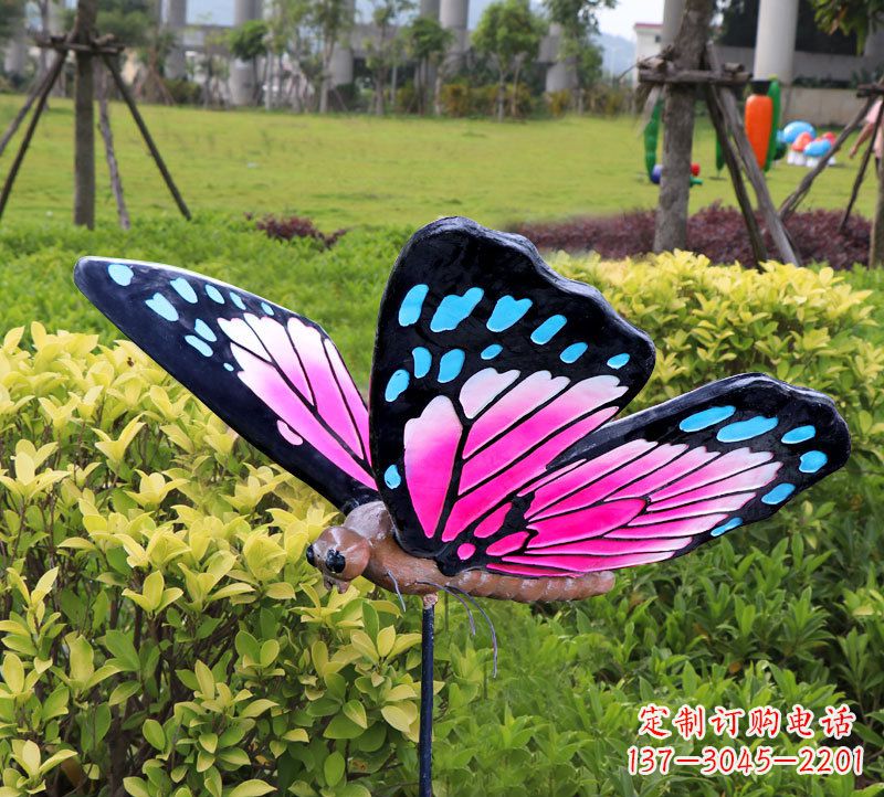 丽水玻璃钢蝴蝶雕塑