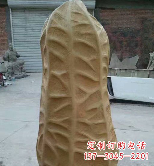丽水玻璃钢精美花生雕塑