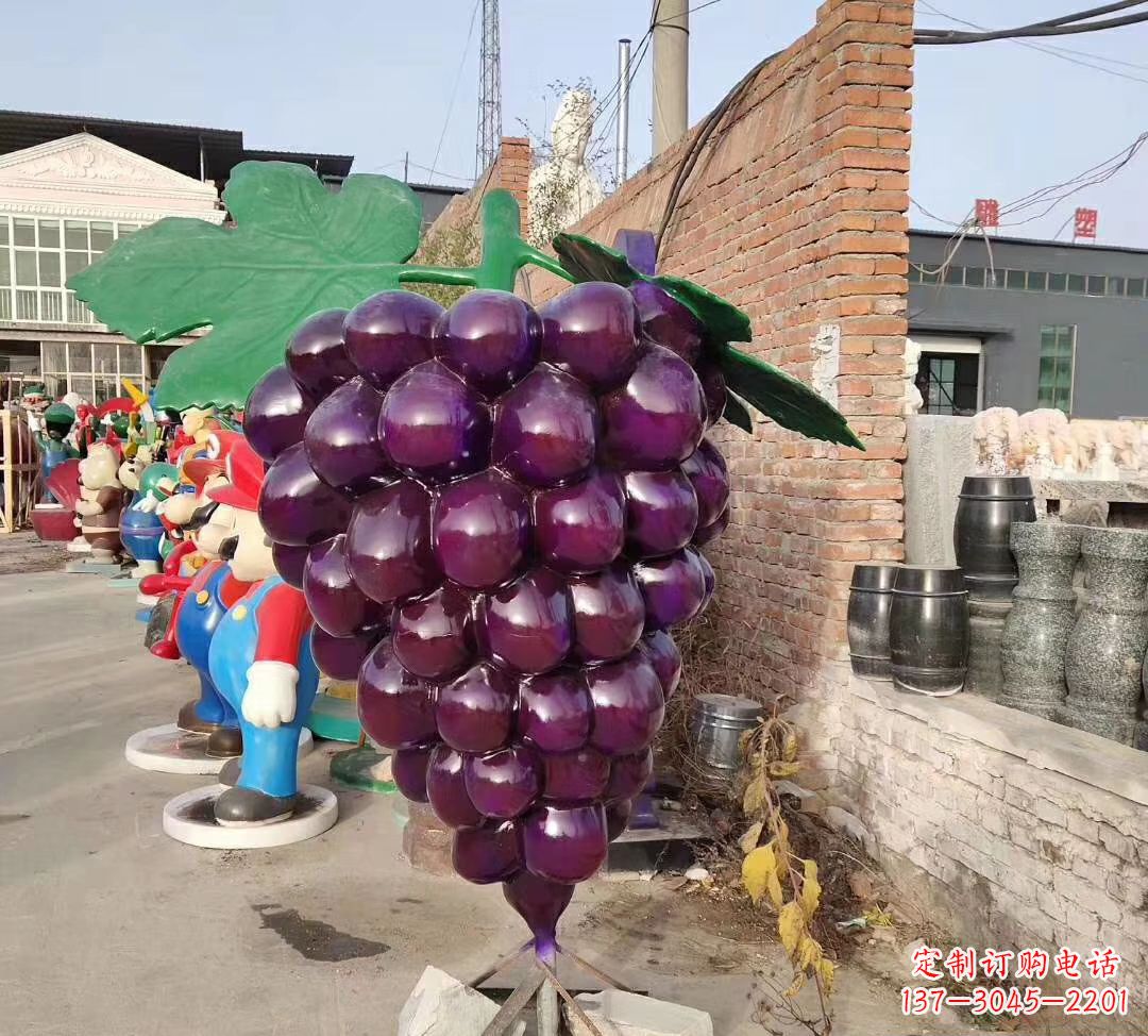 丽水玻璃钢仿真葡萄雕塑