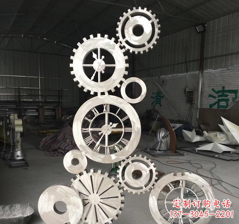 丽水齿轮雕塑精致细腻的艺术品