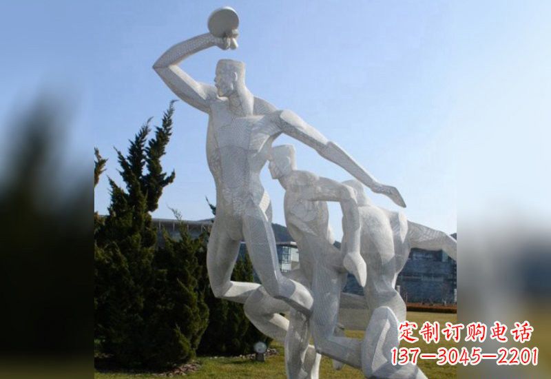 丽水精致的乒乓球雕塑