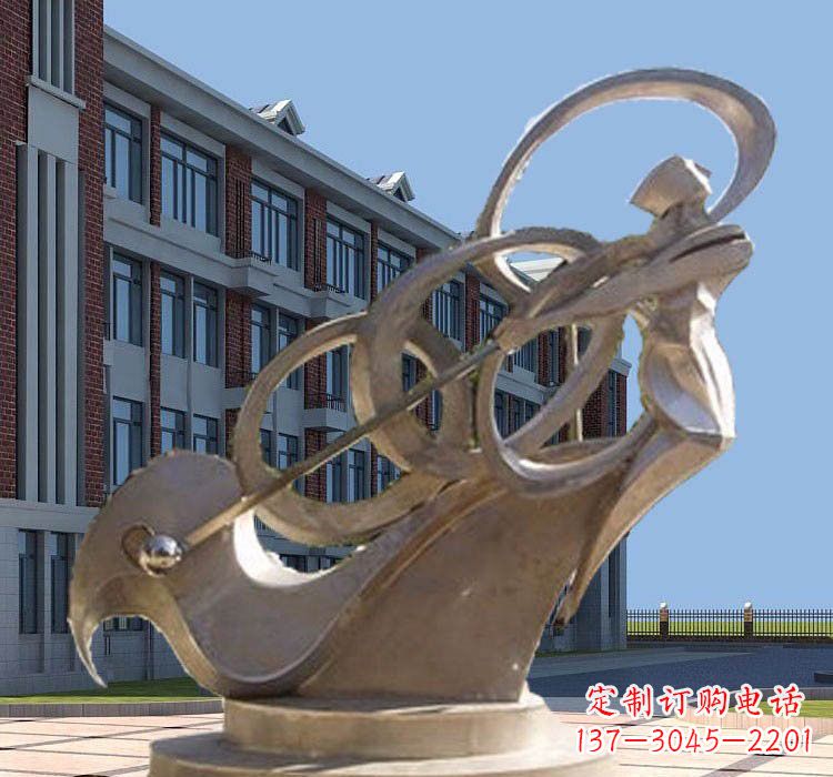 丽水不锈钢制作的高尔夫球雕塑