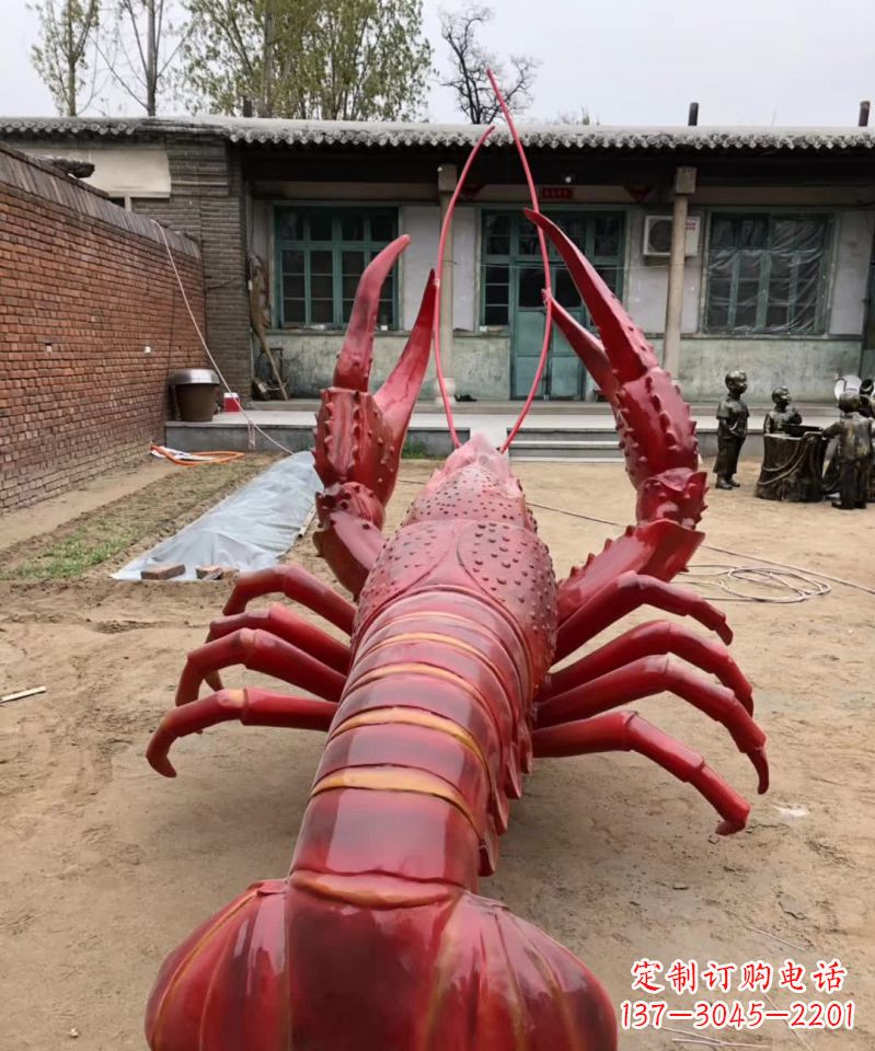 丽水不锈钢大龙虾雕塑雕塑之美