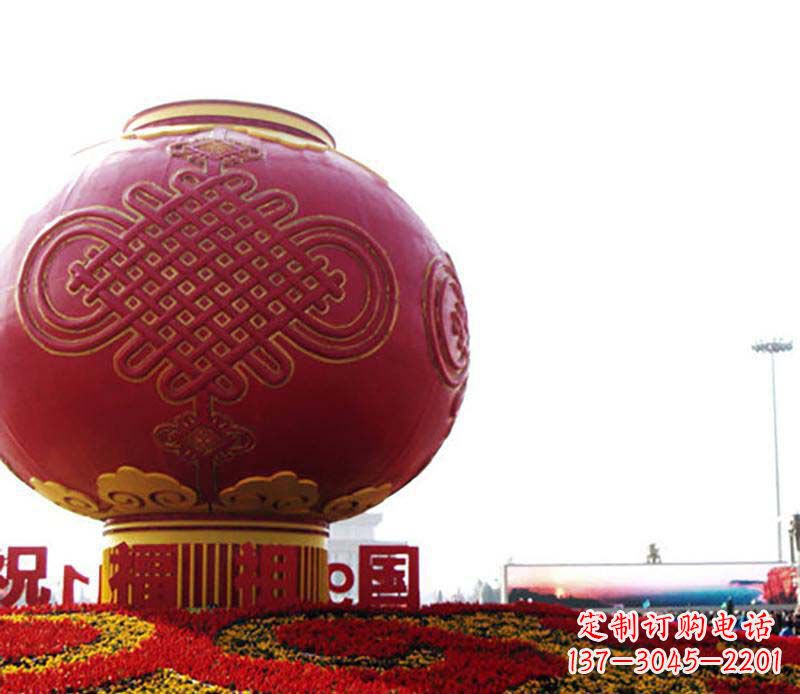 丽水不锈钢灯笼雕塑