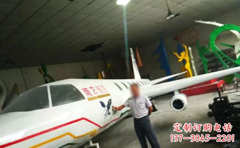 丽水不锈钢飞机雕塑精美的艺术作品