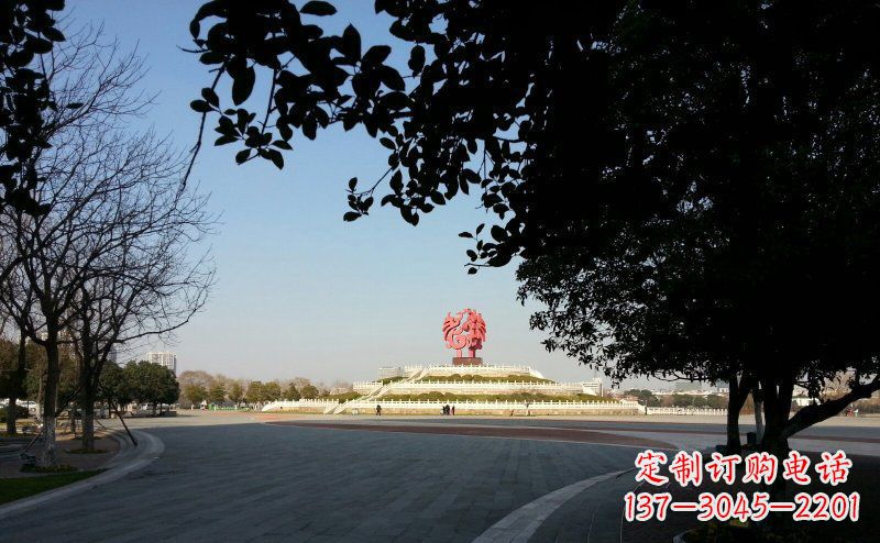 丽水不锈钢凤凰雕塑——展现传统文化之美