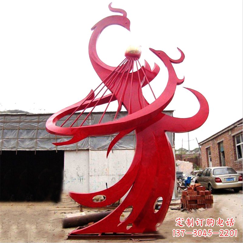 丽水不锈钢凤凰景观雕塑