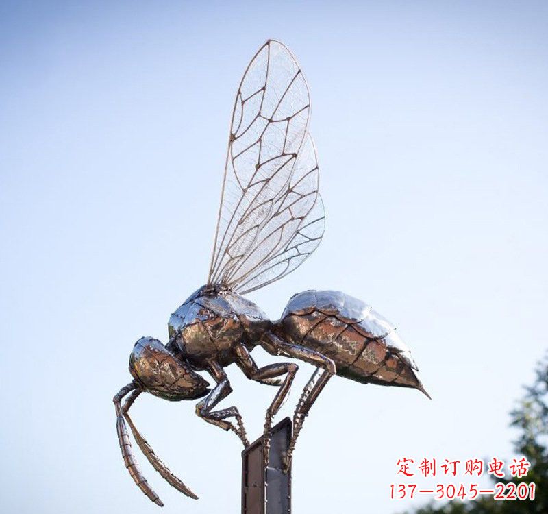 丽水不锈钢公园蜜蜂雕塑精彩纷呈的自然之美
