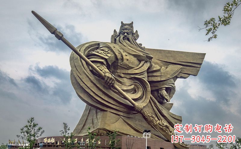 丽水不锈钢关公广场雕塑传承中华文化