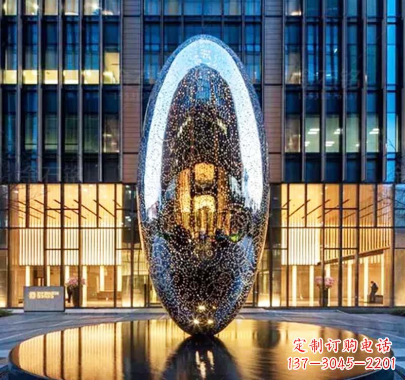 丽水不锈钢圆环雕塑抽象艺术的完美诠释