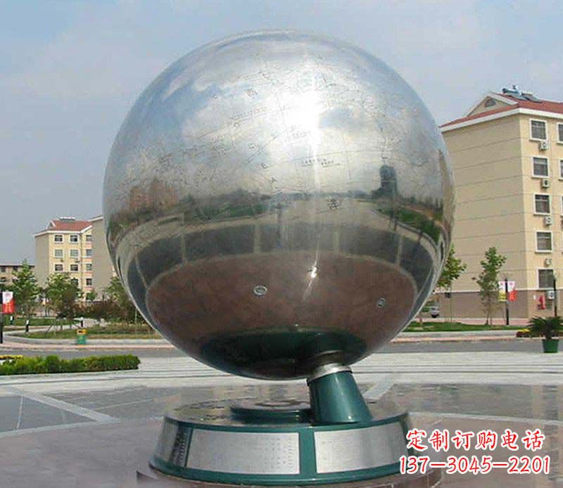 丽水不锈钢地球仪雕塑精美绝伦