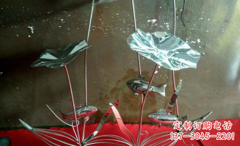 丽水不锈钢荷花雕塑