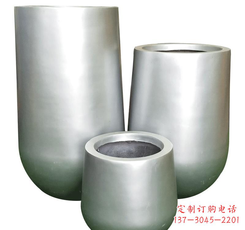 丽水不锈钢花盆雕塑精美外形,经久耐用