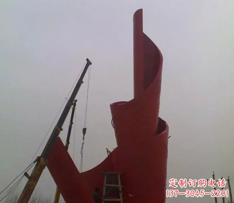 丽水不锈钢火炬雕塑点燃社会进步的火炬