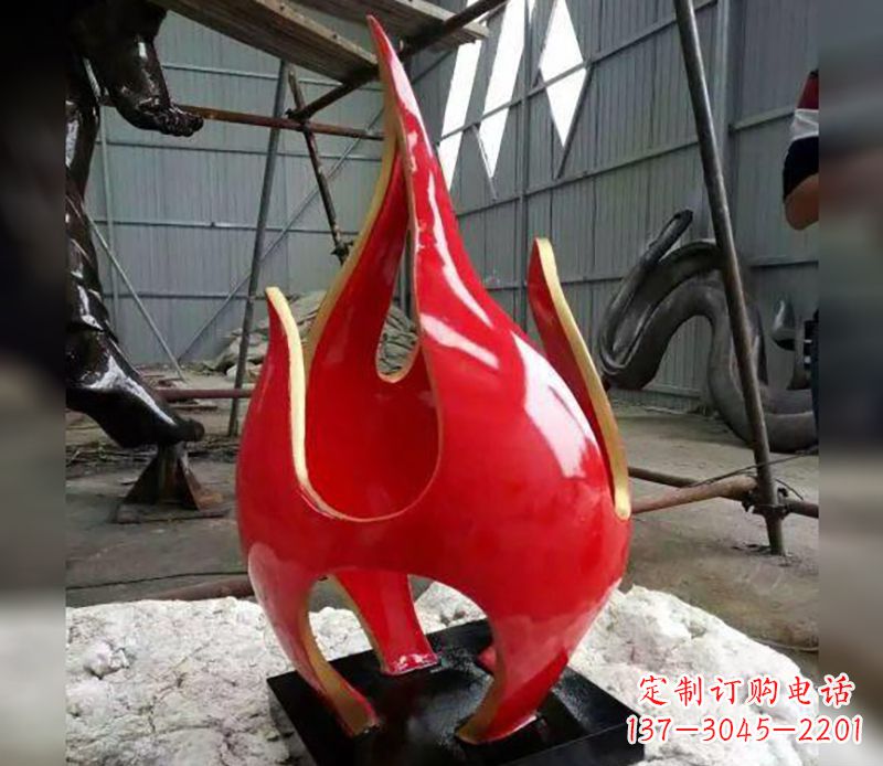 丽水不锈钢火龙果雕塑传承传统文化的艺术品