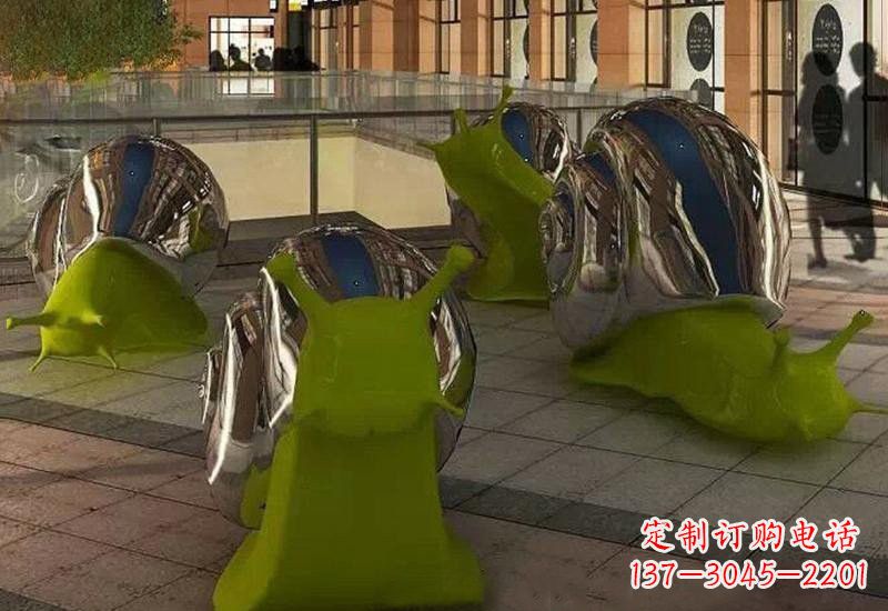 丽水不锈钢蜗牛雕塑融合现代技术与传统艺术