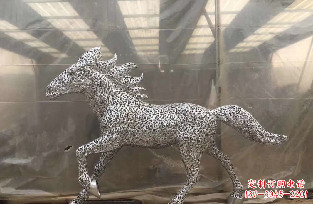 丽水不锈钢镂空奔跑马