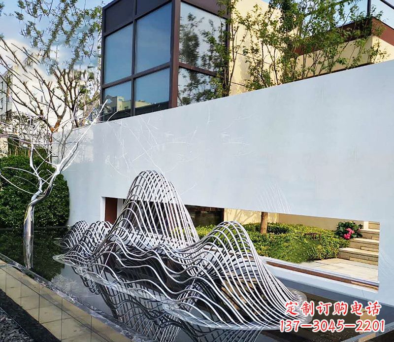 丽水不锈钢镂空假山雕塑精美外形,细腻工艺