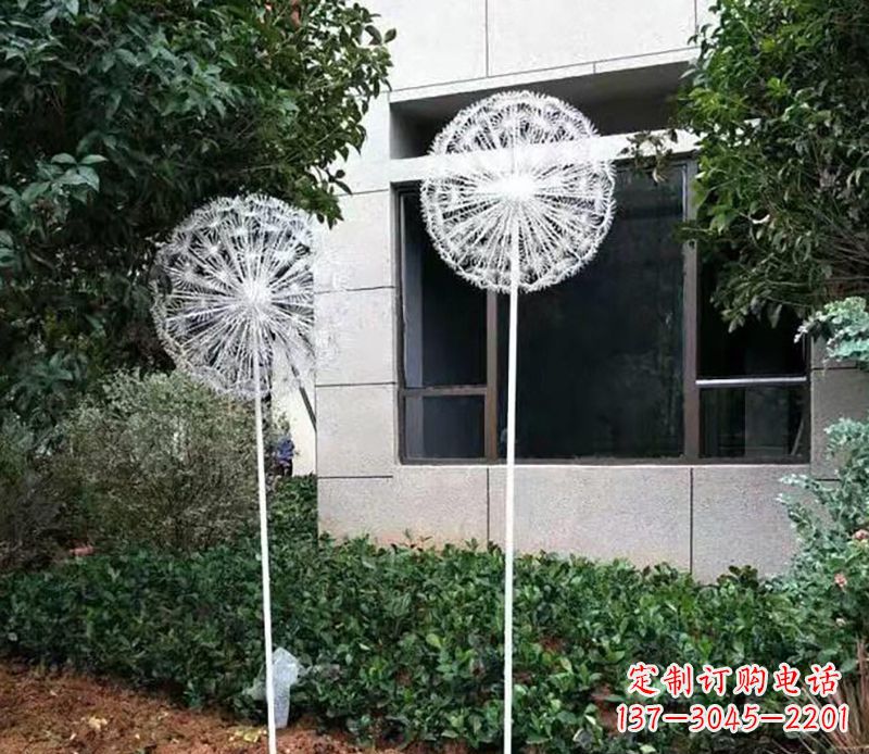 丽水不锈钢蒲公英雕塑绚丽多彩