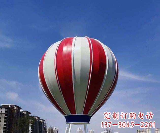 丽水不锈钢热气球雕塑给景观增添精彩