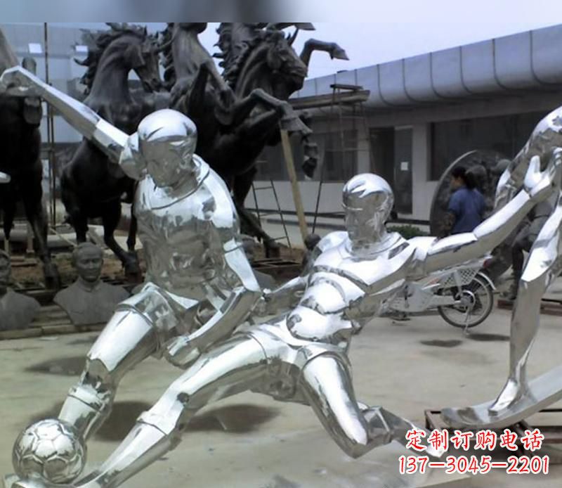 丽水足球运动雕塑