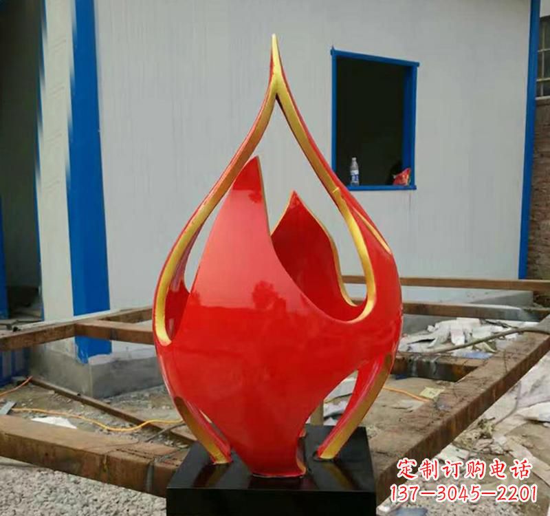 丽水不锈钢艺术景观火龙果雕塑
