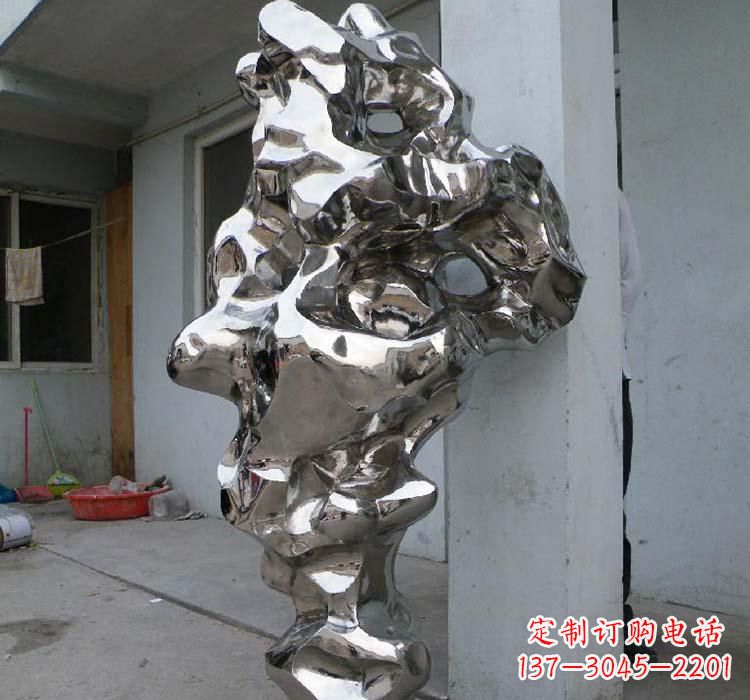 丽水太湖石雕塑精美绝伦的不锈钢园林景观