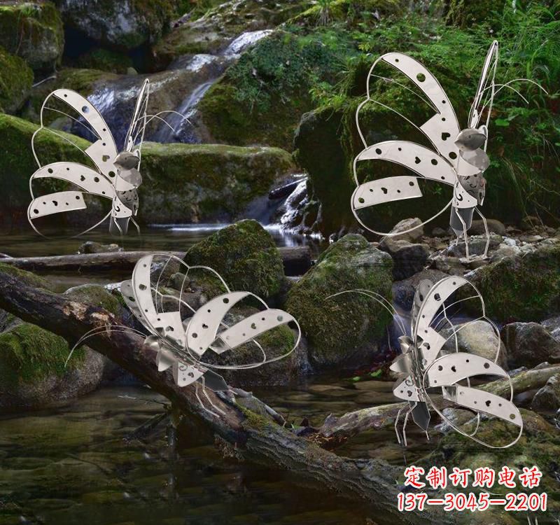 丽水不锈钢园林艺术镂空蝴蝶雕塑——绽放自然之美