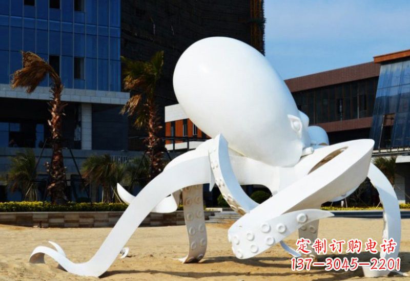 丽水精美的不锈钢章鱼雕塑