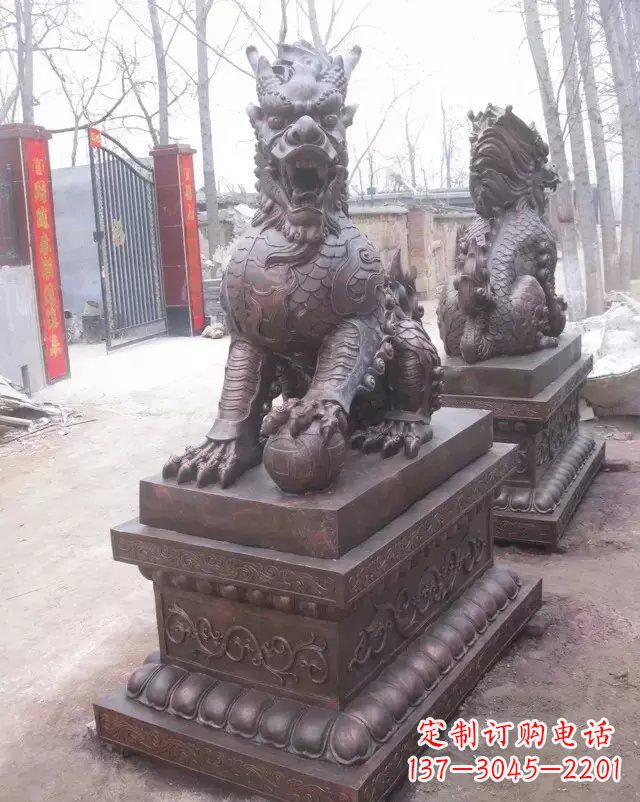 丽水麒麟雕塑古老而又神秘
