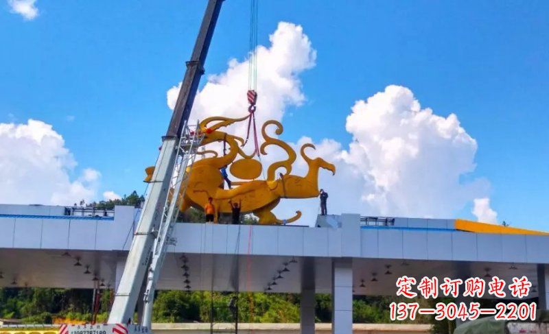 丽水精美不锈钢龙雕塑,点缀城市之美