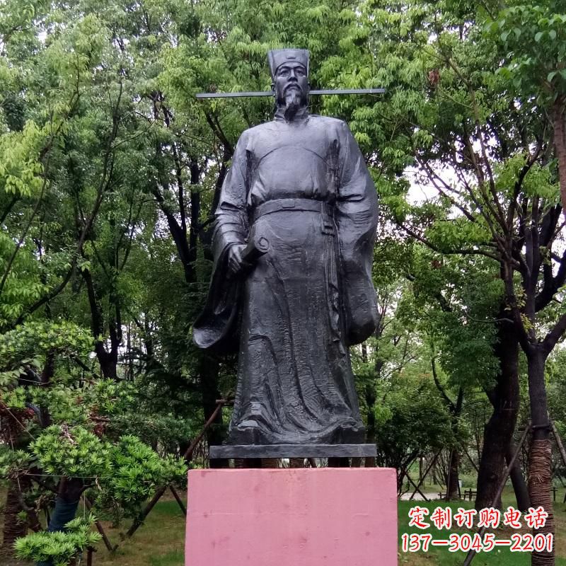 丽水铜雕陶渊明——传承古代文学精髓