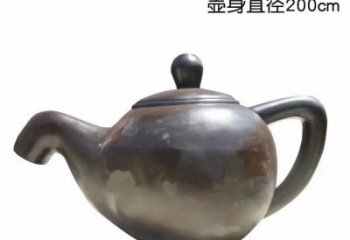 丽水青铜茶壶雕塑——彰显传统文化的艺术精髓