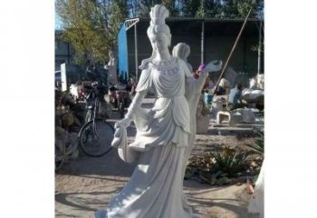 丽水传奇女神嫦娥的雕塑