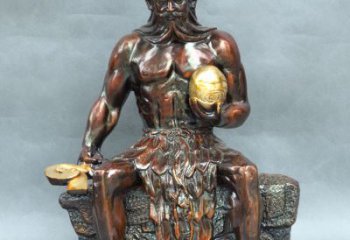 丽水神农大帝坐姿雕塑像
