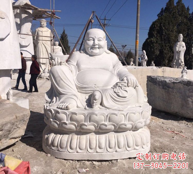 丽水大肚弥勒佛石雕