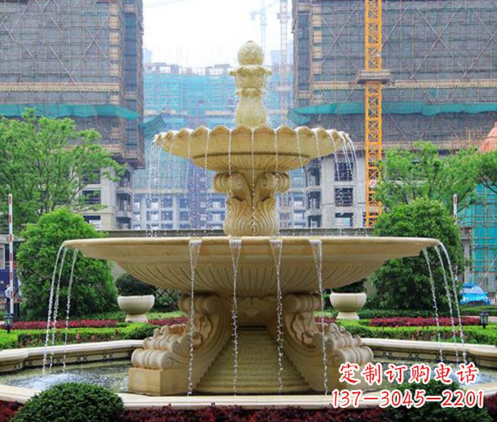 丽水大理石大型喷泉石雕 (4)