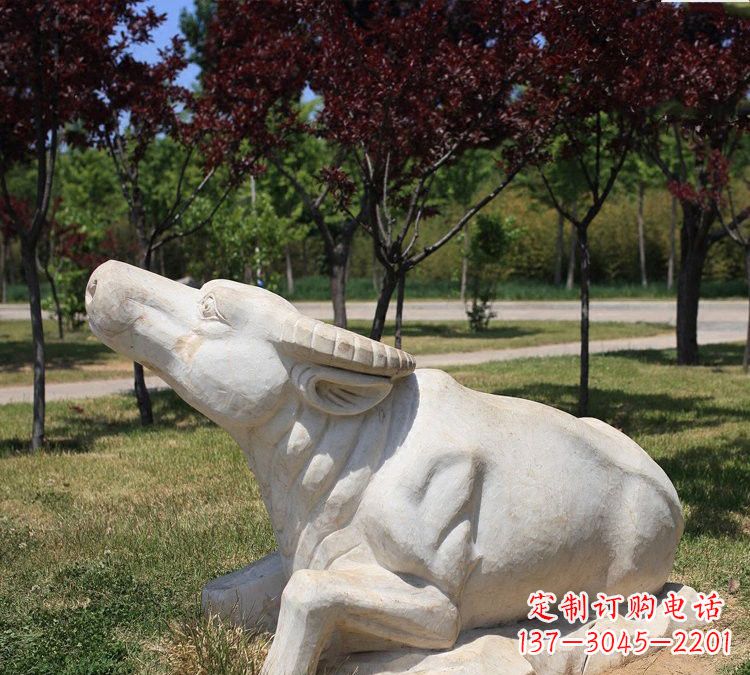 丽水大理石动物雕塑传承文化的艺术精品