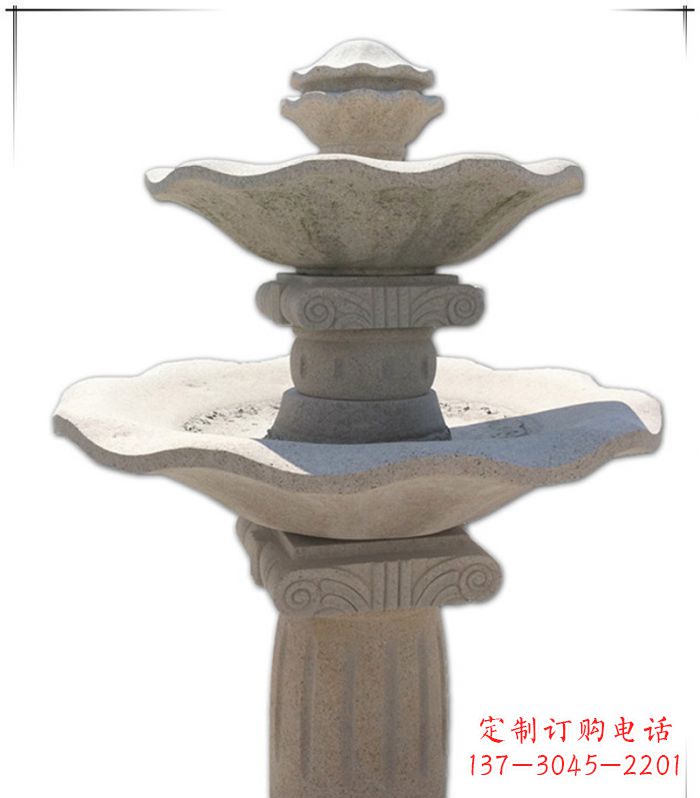 丽水大理石多层喷泉石雕精美绝伦的艺术形式