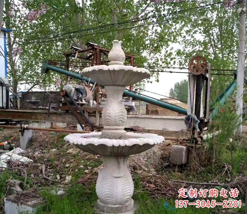 丽水大理石多层喷泉石雕雕塑艺术的精美之作