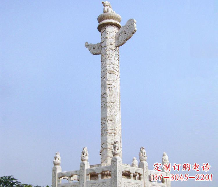丽水大理石华表雕塑
